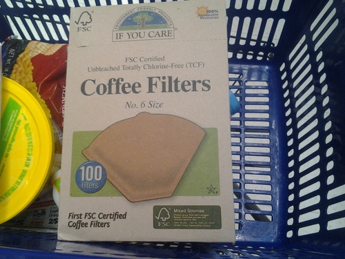 "If You Care" FSC Certified Unbleached Totally Chlorine-Free Coffee Filters